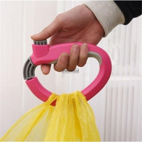 50pcs Silicone For Shopping Bag to Protect Hands Trip Grocery Bag Holder Handle Carrier Lock Home Too Kitchen Accessories