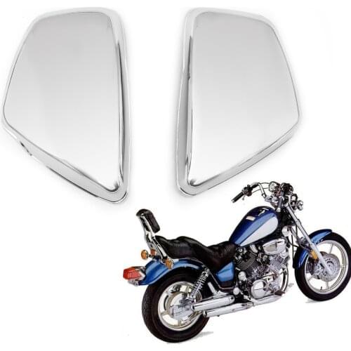Artudatech Battery Side Cover Fit for Yamaha 1984-up XV 700 750 1000 1100 Virago Left&Right Motorcycle Accessories Parts