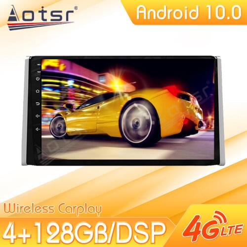 Android Car Multimedia Stereo Player For TOYOTA RAV4 2018 2019 2020 Tape Radio Recorder Video Auto GPS Navi Head Unit 2Din 2 Din