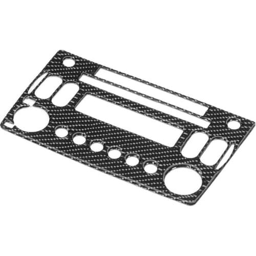 Car styling auto mirror accessories Carbon Fiber Console Radio CD Panel Frame Cover Fit for Nissan 350z 2006-2009 Car Mirror