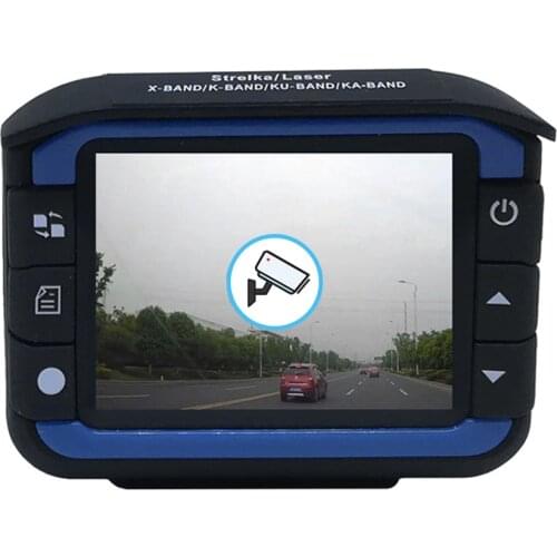 ALLOET VG3 720P HD Dash Cam 2In1 Anti Laser Car Radar Detector 140 Degree Car DVR Camera Recorder 2.0'' Russian Voice Video