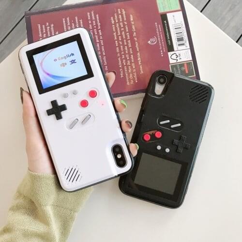 Gameboy Retro Games Gameboy Color Shell Case for Iphone 11 Promax 12 Pro Max 12 XS max Cover for GB Game Boy Console Case