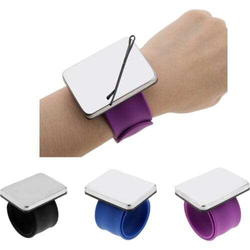 Hairpin Holder Hair Clip Wristband Portable Self Adhesive Pin Wrist Band For Salon Hairstyling Hair Pins Holder