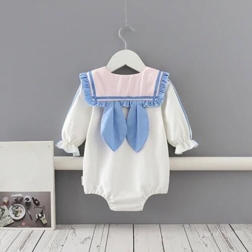 0-12M Baby Bodysuits Newborn Baby Girls Clothes One Piece Princess Long Sleeve Infant Jumpsuit Baby Girl Clothing