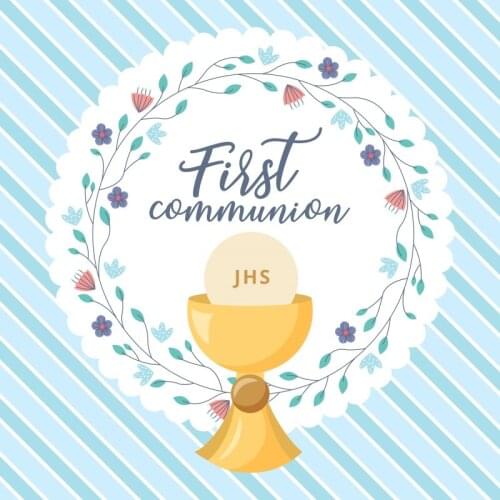 Baby Blue Flowers Backdrop Photography Backdrop Celebration Photo Booth Studio Decor