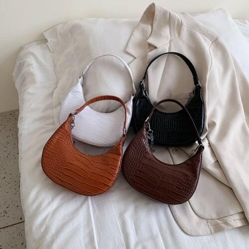 Crocodile Pattern PU Leather Crossbody Bags For Women 2020 Shoulder Messenger Bag Female Handbags Chain Hand Bag