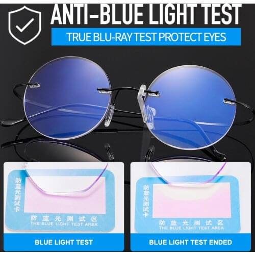 New rimless radiation-proof reading glasses for men and women