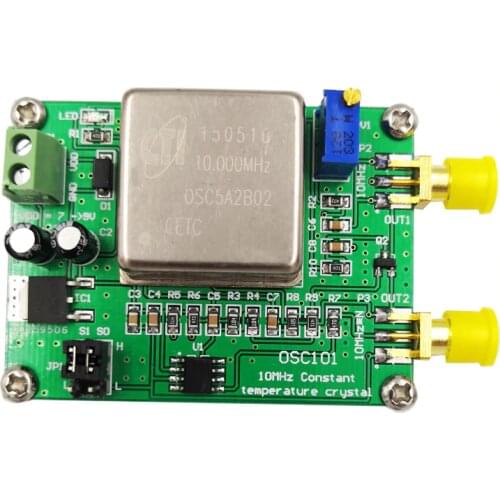 OCXO 10MHz 20M 30M 80M Frequency Reference Crystal Oscillator Clock Calibrator Multiplication Temperature signal module