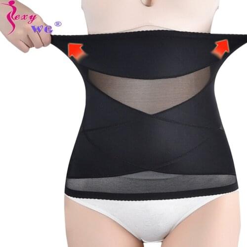 SEXYWG Seamless Tummy Body Shaper Postpartum Belly Band Wrap Waist Trainer Underwear Recovery Belt Binder Slimming for Women