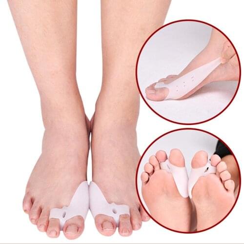 Double Hole Toe Separators Hallux Valgus Correctors Straightener Foot Care Tool Straightener Twisted Toe Thumb Toe Toe Separator