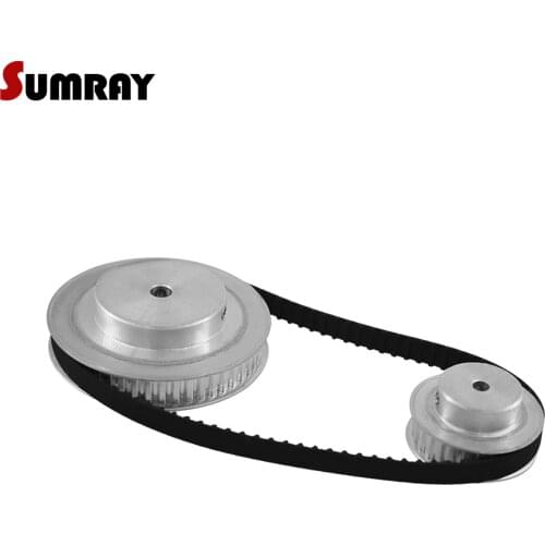 SUMRAY XL Timing Pulley Belt Kit Reduction 1:2 XL 30T 60T Pulley Wheel 11mm Belt Width 172XL Timing Belt Engraving Accessories