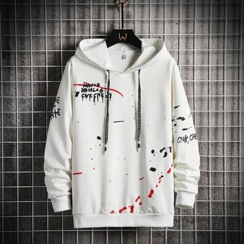 2021 Spring New Hoodie Men Streetwear Harajuku Sweatshirt Long Sleeve Casual Hooded Pullover Mens Clothing Sportswear Hoodie