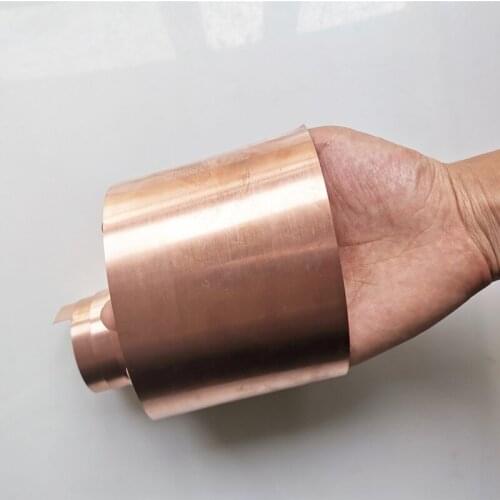 Thin T2 Copper Strip Red Copper foil strip copper sheet plate 0.2mm x 100mm x 1000mm 99.9% High Purity