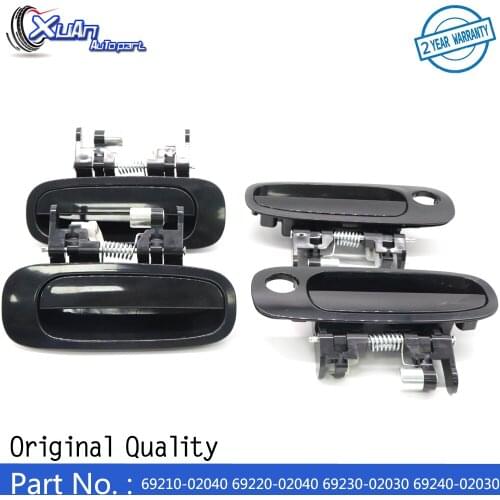 XUAN 69210-02040 69220-02040 69230-02030 69240-02030 Front Rear Left Right Outer Exterior Door Handle for Toyota Corolla 98-02