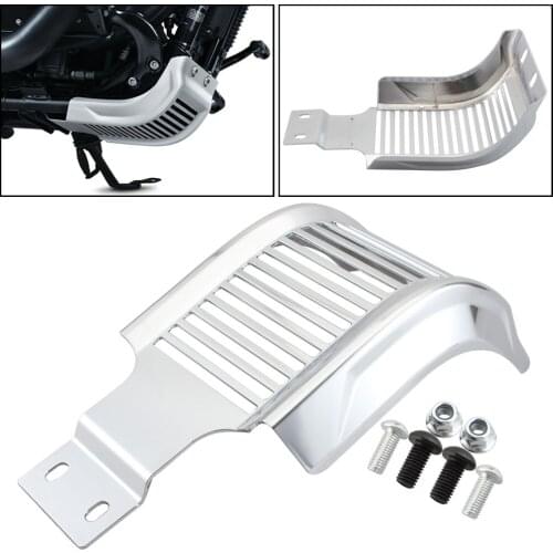 Chrome Motorcycle ABS Chassis Skid Plate Engine Chassis Protective Cover Guard For Harley Sportster XL883 XL1200 XL48