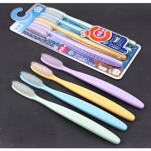 Big Bead Soft Toothbrush 4 Pack Online Celebrity Explosions Daily Fine Hair Cleaning Teeth Wide Head Toothbrush