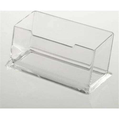 1pc New Clear Desk Shelf Box storage Display Stand Acrylic Plastic transparent Desktop Business Card Holder Drop Shipping
