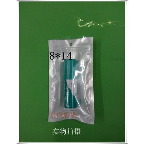 1000Pcs/Lot 8*14cm White/Clear Self Seal Resealable Zipper Plastic Retail Packaging Bag Ziplock Bag Storage Package W/ Hang Hole