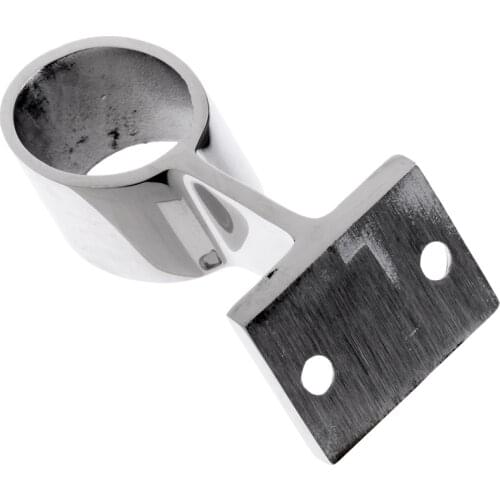 2 Pieces Stainless Steel Boat Handrail Fitting 60° Center Stanchion 7/8'' (22mm) & 1" (25mm) Tube