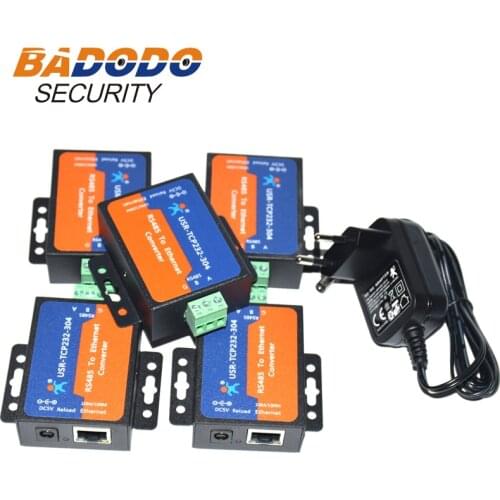 5pcs USR-TCP232-304 Serial RS485 to TCP/IP Ethernet Server Converter Module with Built-in Webpage DHCP/DNS Supported