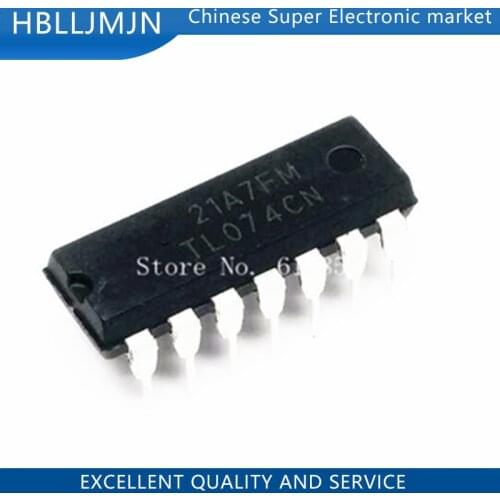 50PCS TL074CN DIP14 TL074 DIP 074CN DIP