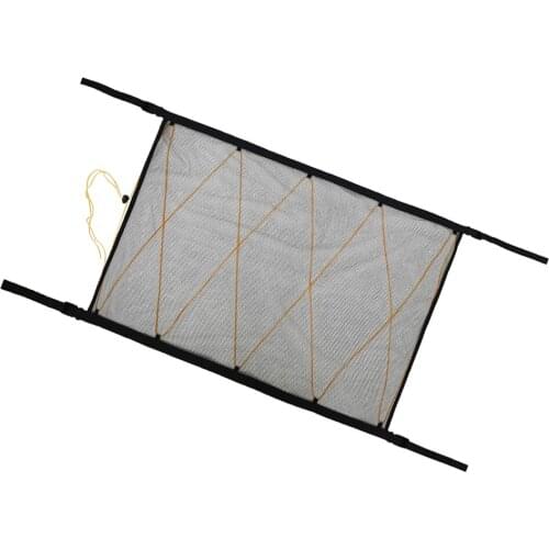 90x65cm Elastic Car Roof Ceiling Mesh Storage Bag For Van Truck