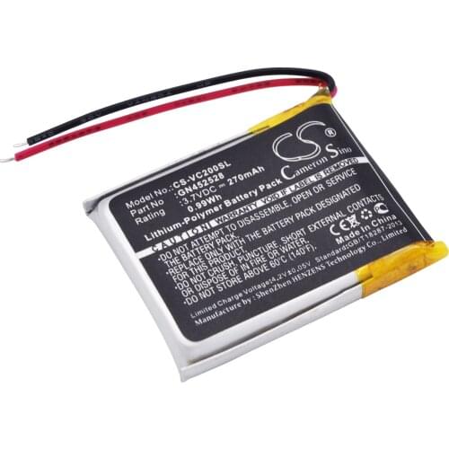 2021 Battery For Voice Caddie GN452528 VC200,VC200 Voice 270mAh / 0.99Wh