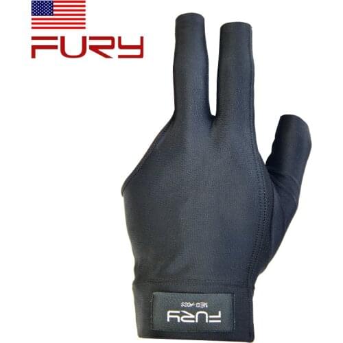Fury Billiard Accessories Adjustable Tightness Pool Cue Gloves Unisex Mitten Anti-skid Function Quality Elasticity For Left Hand