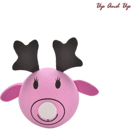 Hot Selling New Cartoon Elk Car Antenna Toppers For Car Aerials Animal Decorations For Car Accessories 1PC Wholesale