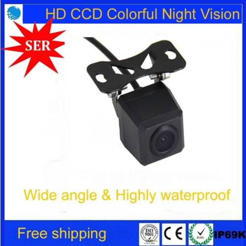 Hot Sell CCD HD night vision car rear view camera backup Parking for all auto vehicle Car Universal Reversing Camera Promotion