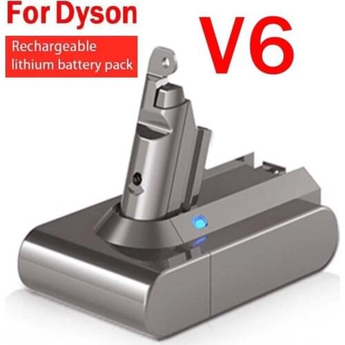 For Dyson vacuum cleaner battery V6 series compatible with DC58 DC59 DC61 DC62 DC74 SV10 SV12 lithium battery power supply