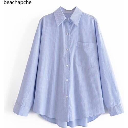 Beachapche Women's Striped Shirts