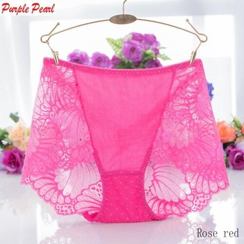 HW54 High Quality Female Underpants Brand Sexy Lace Lingerie Briefs Women High Waist Underwear Panties Calcinhas Para Mulheres