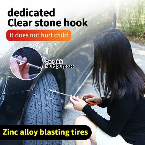 Car Tire Stone Cleaner Tools Groove Broken Stone Remover Tire Cleaning Hook Tire Cleaning Tool Car-styling