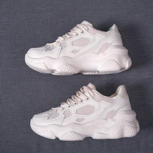 Sport Running Shoes Woman Outdoor Breathable Thick Sole Lightweight Athletic Mesh Sneakers Female Summer Shoes