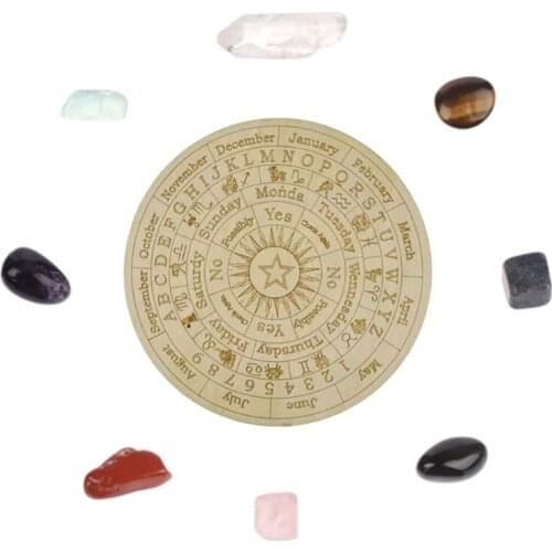 Pendulum Boards Witch Craft for Chrismas Girls Accessories Funny Gifts Creative Halloween Present for Kids D5QA