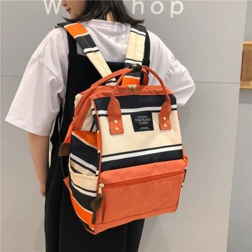 Fashion Canvas Women Backpack Teenage Girl School Bags Casual Classical Female School Backpack New Trend Female Backpack
