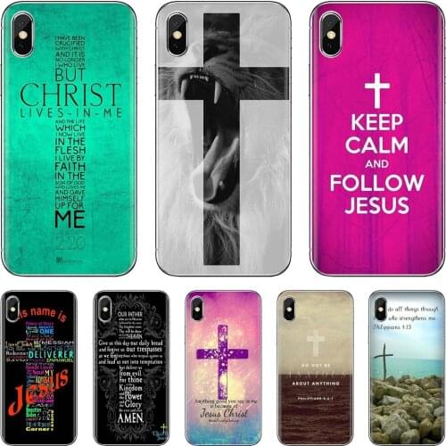 For Huawei Honor 6 6A 7 7X 7A 7C 8 8C 8X 9 9X 10 10i 20 Lite Play Pro Soft Case Bible Jesus Christ Christian Cross