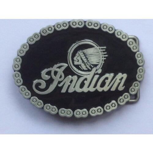Oval Indian belt buckle suitable for 4cm wideth belt with continous stock