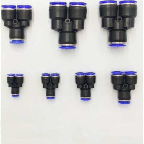 PY Pneumatic Fitting Pipe Connector Tube Air Quick Fittings Water Push In Hose Couping 4mm 6mm 8mm 10mm 12mm 14mm 16mm