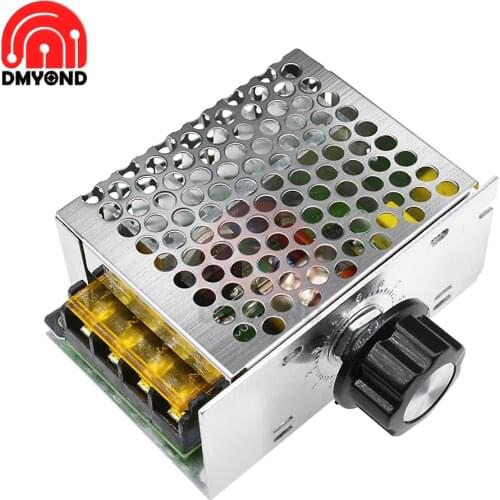 4000W Governor AC 220V High Power Voltage Regulators SCR Speed Controller Electronic Voltage Regulator Governor Thermostat HR