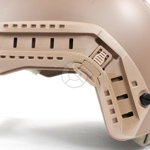 15MM WIDTH GOGGLE SWIVEL CLIPS FOR FAST HELMET SIDE RAIL COYOTE FASTEN BUCKLE Helmet Side Mount BK TAN FG