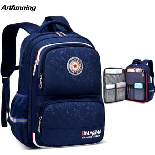 Artfunning Korean version of school bags for teenage boys girls travel backpack 2 Sizes Book Bag Waterproof Backpack