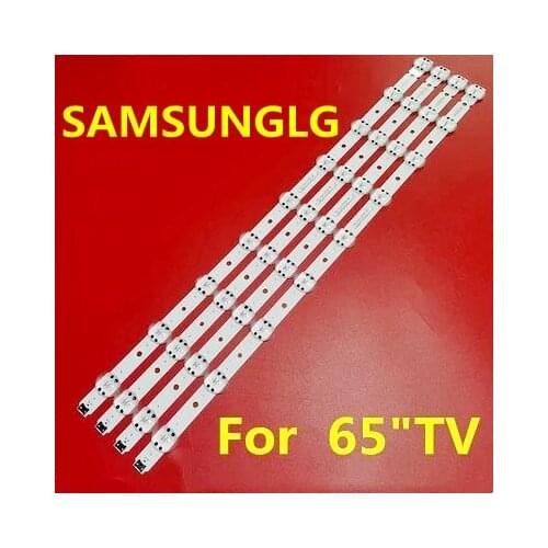 4PCS 6V LED Backlight strip For LG 65'' TV SSC_Trident_65UK63 S SSC_65UK63_Rev00_170911 65UK6200PUA 65UK6090PUA 65UK6300PUE