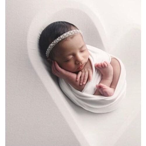 Vintage Girls Pearl Headband Vintage Baptism Baby hair accessory First Birthday Headband Naming Ceremony