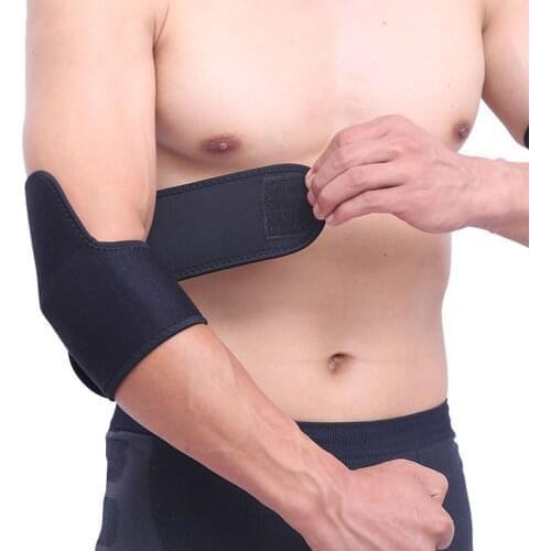 1Pair Adjustable Sports Elbow Support Basketball Tennis Elbow Pads Volleyball Elbow Support Guards Pads Arm Sleeve