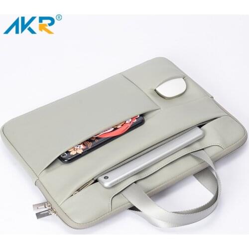 2019 waterproof PU Laptop Bag for Lenovo 13" 14" 15.6" Case For MacBook Air/Pro 13.3",15.4" Hand Bag Free Shipping