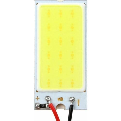 5Pcs Panel Led Dome Reading Light Map Lamp COB 18 SMD 18LED Car Interior Dome Lights Auto Bulb W5W Festoon T10 Led Adapter 12V