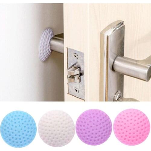 5pcs Thick Silent Quiet Golf Door Rear Wall Anti Collision Mat Anti Touch Pad Door Handle Wall Protection Cushion Shock Pad