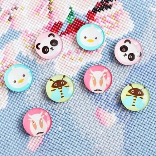 Ladybug Diamond Painting Magnet Cover Holder Minder for DIY Cross Stitch Colored Art Craft Accessories Handmade Tools